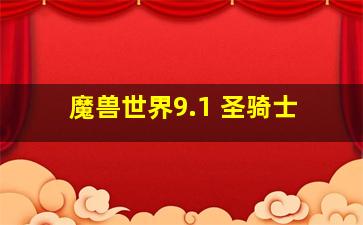 魔兽世界9.1 圣骑士